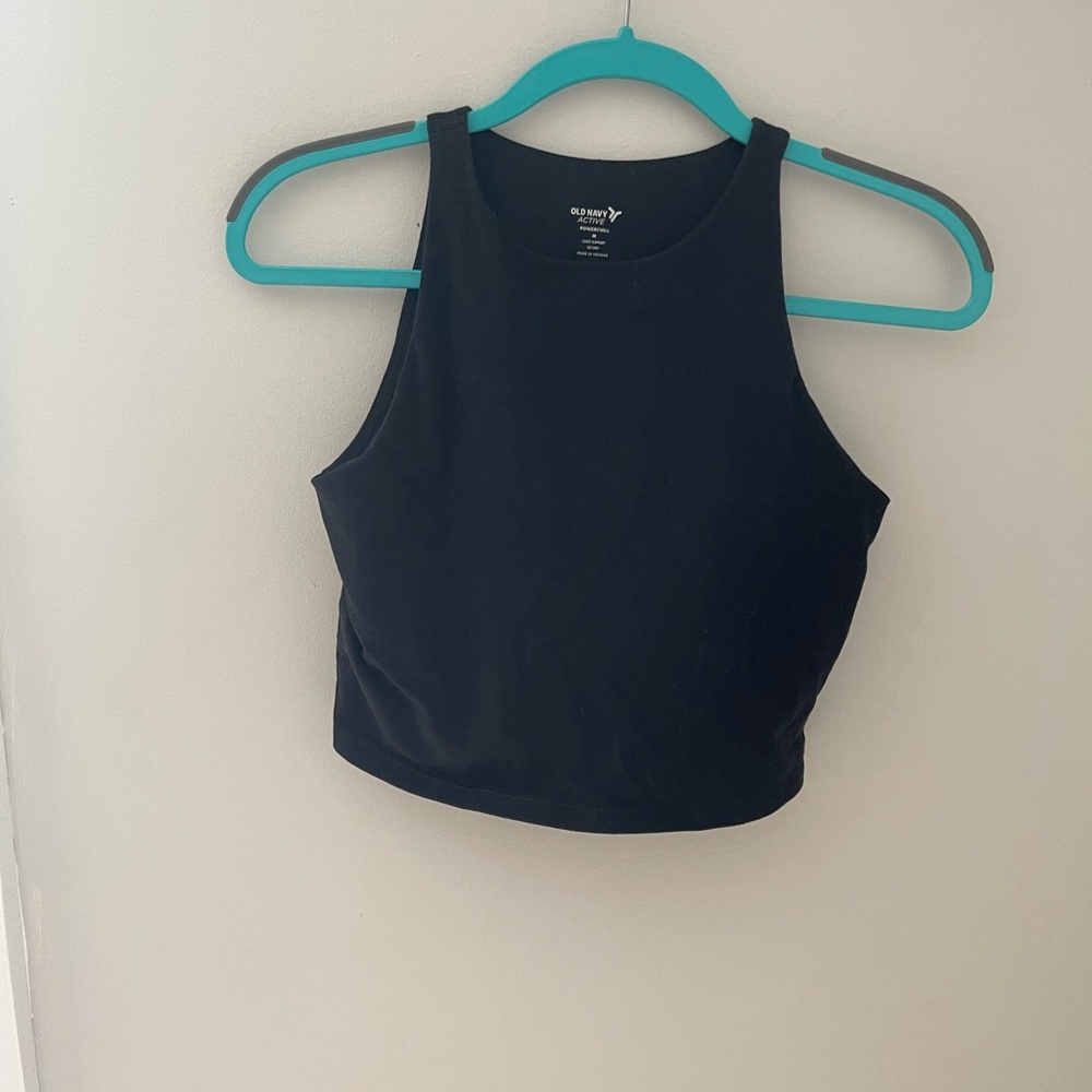 Old Navy Women's Classic Athletic Black Crop Top